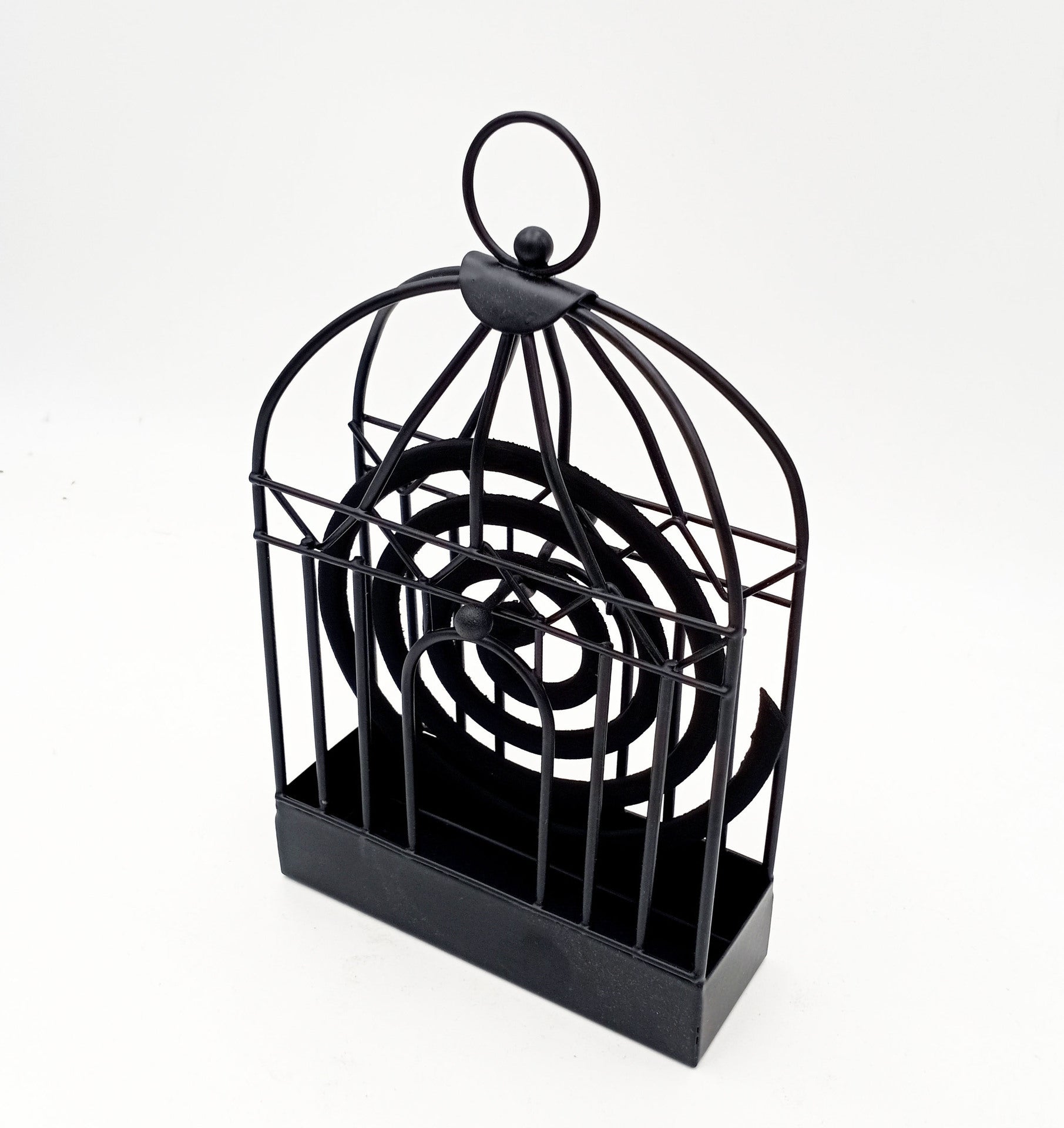 Nordic Style Birdcage Mosquito Coil Holder Golden Mosquito Coil Tray